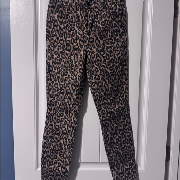 J Brand Leopard Print Skinny Jeans - Picture 1 of 2